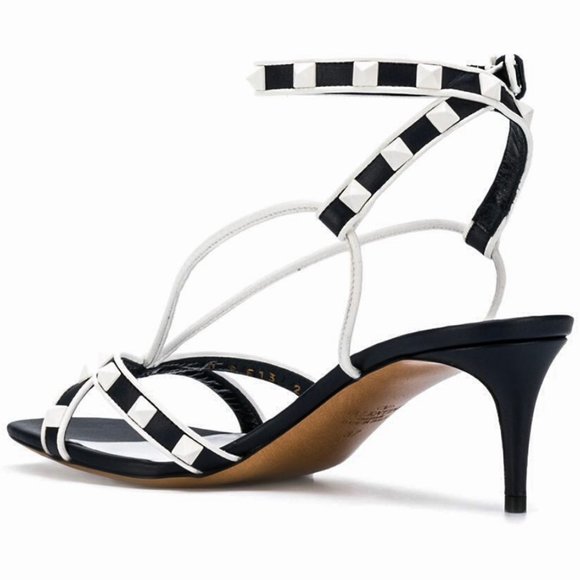 Free Rockstuds Ankle Wrap Heel Sandals - Picture 8 of 12